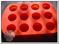 Silikon Muffinform f�r 12 kleine Muffins
